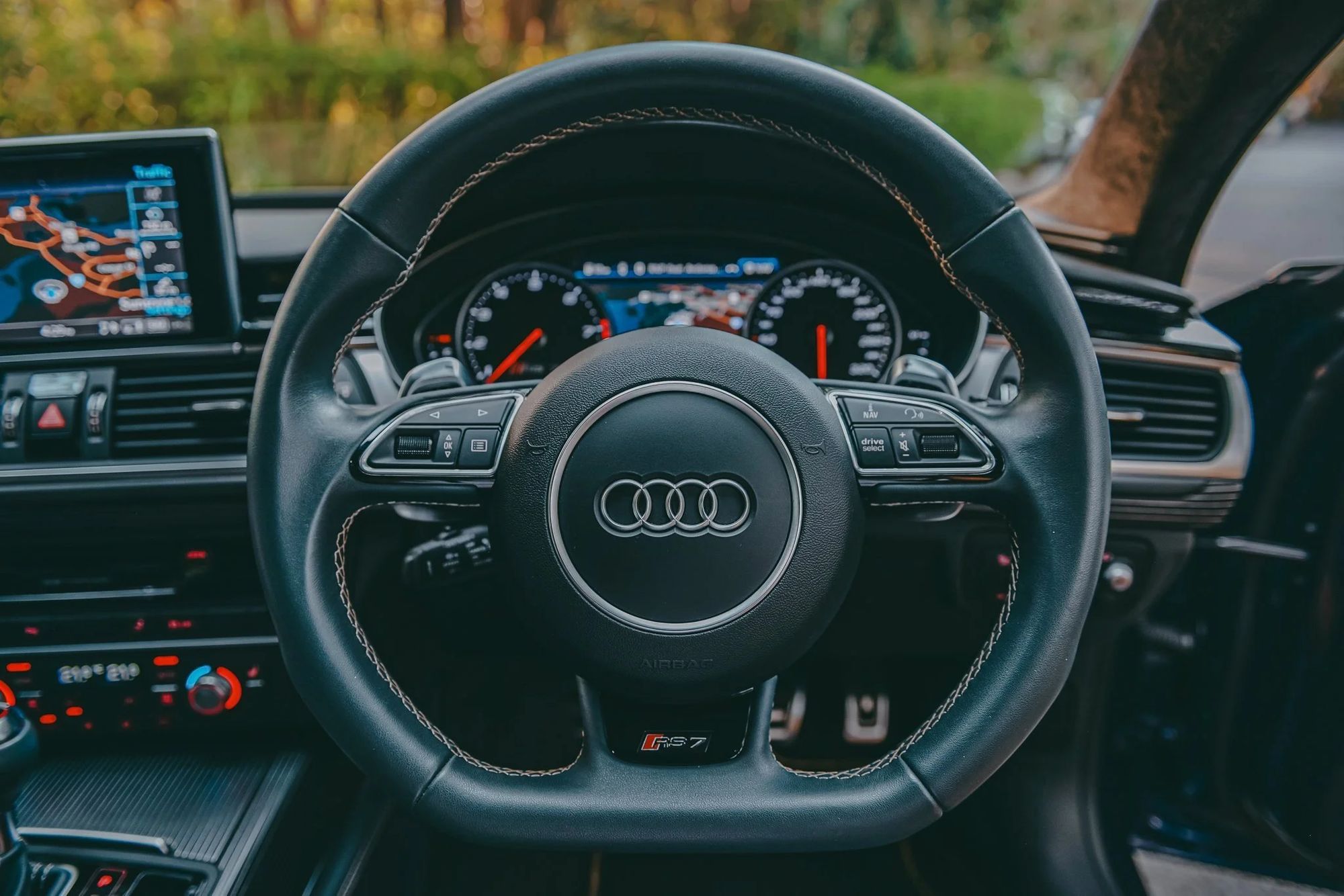 Audi RS7 interior detail by O'Keefe's Prestige Detailing · Sunshine Coast