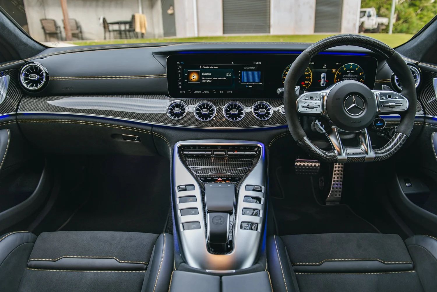 Mercedes-AMG interior detail · O'Keefe's Prestige Detailing